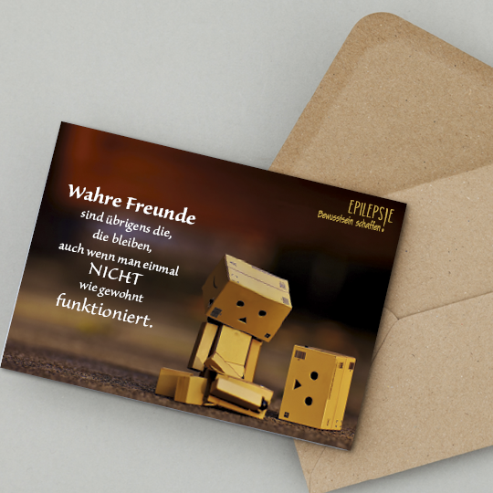 Postkarte Freunde